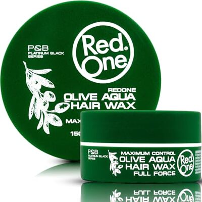 Redone Waterhaarwax met olijf, 150 ml, voedend, Ultra Hold, haarwax voor mannen en vrouwen, olijfgeur, maximale controle Redone Waterhaarwax met olijf, 150 ml, voedend, Ultra Hold, haarwax voor mannen en vrouwen, olijfgeur, maximale controle