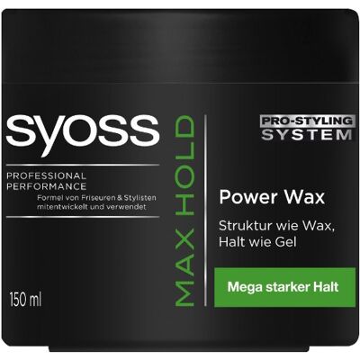 Syoss Max Hold Power Wax Gel Syoss Max Hold Power Wax Gel
