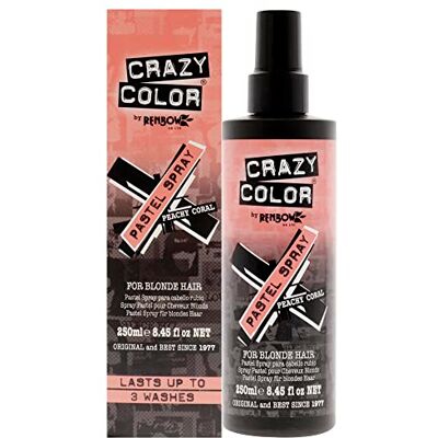 Crazy Color CRC044 Pastel Peachy Coral Spray Crazy Color CRC044 Pastel Peachy Coral Spray