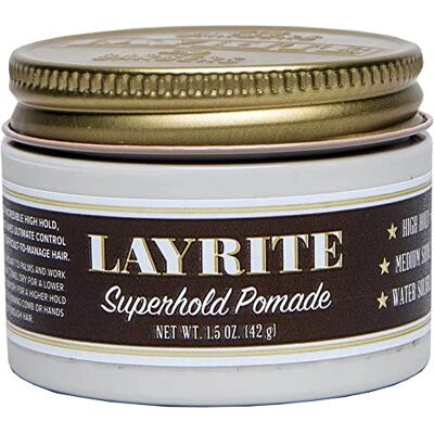 Layrite Superhold Pomade 07D-625-E8G 58g Layrite Superhold Pomade 07D-625-E8G 58g
