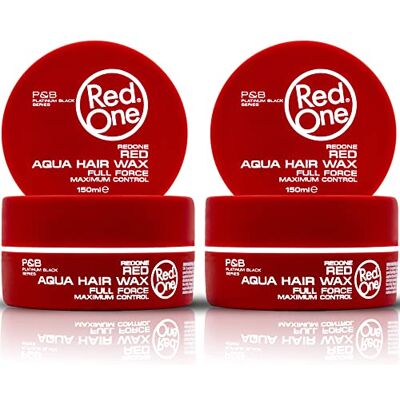 Redone Aquatic Styling Wax, rood, 150 ml, randcontrole, haargelwas, ultra-duurzaam, aardbeiengeur, maximale controle, 2 stuks Redone Aquatic Styling Wax, rood, 150 ml, randcontrole, haargelwas, ultra-duurzaam, aardbeiengeur, maximale controle, 2 stuks
