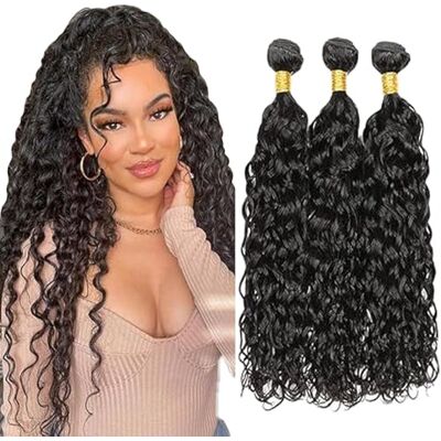 Tuheerst 1B Natural Black Bundels Menselijk Haar Double Weft Water Wave Menselijk Haar Extensions Onbewerkt Braziliaans Virgin Haar Menselijk Haar 30,5 cm 35 cm Totaal 3 Bundels Totaal 150 g Tuheerst 1B Natural Black Bundels Menselijk Haar Double Weft Water Wave Menselijk Haar Extensions Onbewerkt Braziliaans Virgin Haar Menselijk Haar 30,5 cm 35 cm Totaal 3 Bundels Totaal 150 g