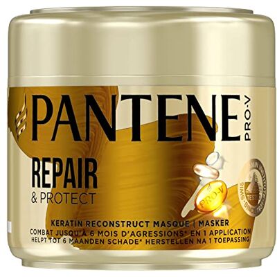 Pantene pro-v, Repair & Protect haarmasker met keratine, voor breekbaar en Pantene pro-v, Repair & Protect haarmasker met keratine, voor breekbaar en