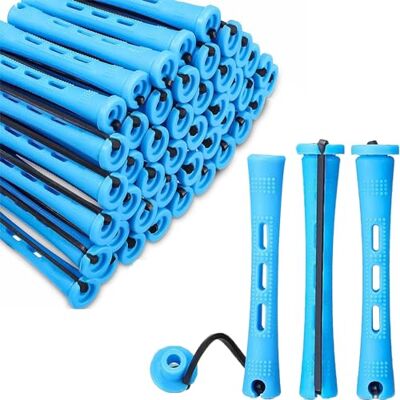 HZHSSG 60 stuks krulspelden voor kleine haarrollen, 0,35 inch, blauwe perm set, permanente kits voor vrouwen, voor lang en kort natuurlijk haar, stylinggereedschap HZHSSG 60 stuks krulspelden voor kleine haarrollen, 0,35 inch, blauwe perm set, permanente kits voor vrouwen, voor lang en kort natuurlijk haar, stylinggereedschap