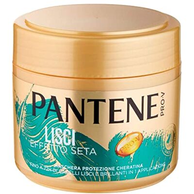 Pantene Pro-V Zijdeeffect glad haarmasker, keratinebescherming, voor glad en glanzend haar tot 72 uur, 300 ml Pantene Pro-V Zijdeeffect glad haarmasker, keratinebescherming, voor glad en glanzend haar tot 72 uur, 300 ml