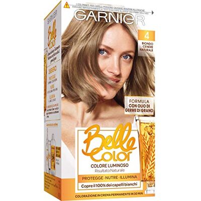 Garnier BELLE COLOR 4biondo cenere naturale haarverf Garnier BELLE COLOR 4biondo cenere naturale haarverf