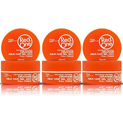 Redone Oranje stylingwax 3 x 150 ml randcontrole Ultra Hold Gelwas Haarwas voor dames en heren Meloengeur Maximale controle 3 stuks Redone Oranje stylingwax 3 x 150 ml randcontrole Ultra Hold Gelwas Haarwas voor dames en heren Meloengeur Maximale controle 3 stuks