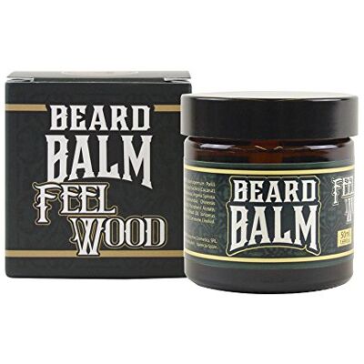 HEY JOE Beard Balm N°4 Feel Wood Baardbalsamo, 50 ml, met argan, jojoba, kokosnoot en sheaboter, ceder- en jeneverbesgeur HEY JOE Beard Balm N°4 Feel Wood Baardbalsamo, 50 ml, met argan, jojoba, kokosnoot en sheaboter, ceder- en jeneverbesgeur