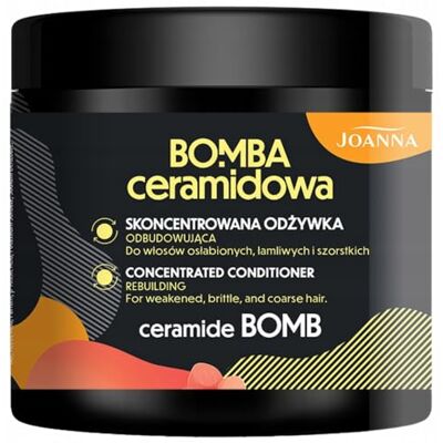 Joanna Ceramid Bomb Repair Conditioner concentraat 500 g intensieve verzorging voor verzwakt en broos haar Joanna Ceramid Bomb Repair Conditioner concentraat 500 g intensieve verzorging voor verzwakt en broos haar