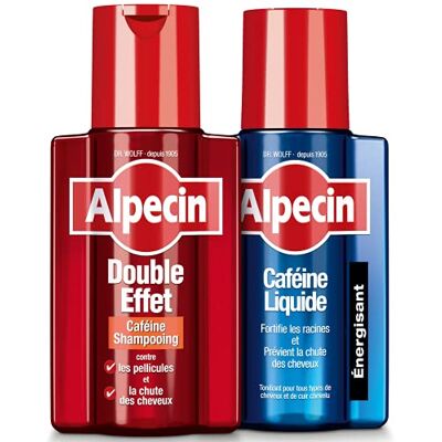 Alpecin Cafeïne Shampoo Dubbel Effect 200 ml + Cafeïne Vloeibaar 200 ml (anti-haaruitval & anti-roos shampoo + vloeistof) Alpecin Cafeïne Shampoo Dubbel Effect 200 ml + Cafeïne Vloeibaar 200 ml (anti-haaruitval & anti-roos shampoo + vloeistof)