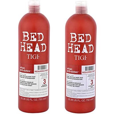 TIGI Bed Head Duo Urban Antidotes 3 Resurrection Shampoo 750 ml + Conditioner 750 ml TIGI Bed Head Duo Urban Antidotes 3 Resurrection Shampoo 750 ml + Conditioner 750 ml
