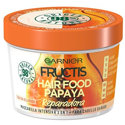 Garnier Fructis Hair Food Papaya Haarmasker, 400 ml Garnier Fructis Hair Food Papaya Haarmasker, 400 ml