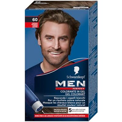 Men Perfect Schwarzkopf – kleurgel tegen wit haar voor heren – natuurlijk resultaat – snel en eenvoudig aan te brengen – zonder ammoniak – natuurlijk kastanjebruin 60 Men Perfect Schwarzkopf – kleurgel tegen wit haar voor heren – natuurlijk resultaat – snel en eenvoudig aan te brengen – zonder ammoniak – natuurlijk kastanjebruin 60