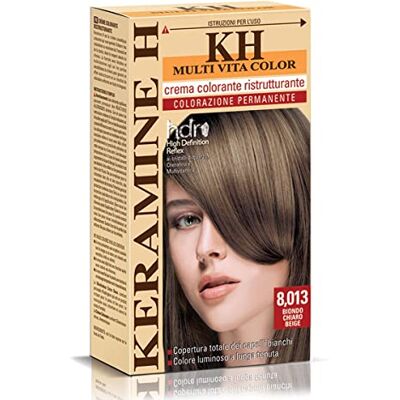 Keramine H Herstructurerende kleurcrème, lichtblond, beige, 110 ml Keramine H Herstructurerende kleurcrème, lichtblond, beige, 110 ml