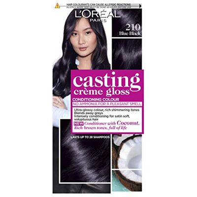 L'ORÉAL L'OREAL Casting Crème Gloss 210 Blue Black 1 Units L'ORÉAL L'OREAL Casting Crème Gloss 210 Blue Black 1 Units