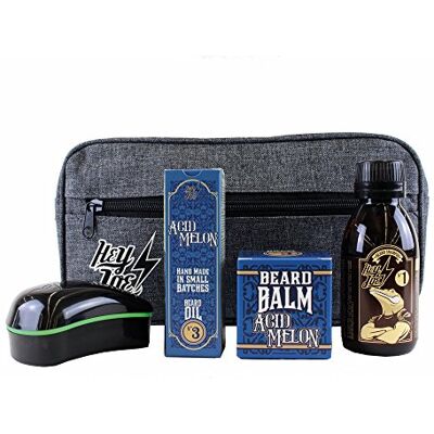 HEY JOE Bearded Survival Kit Deluxe Nr. 3 Bartarrangement Set bestaande uit: olie, balsem, shampoo, baardborstel en geschenktasje HEY JOE Bearded Survival Kit Deluxe Nr. 3 Bartarrangement Set bestaande uit: olie, balsem, shampoo, baardborstel en geschenktasje