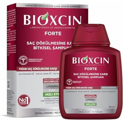 BIOXCIN FORTE Intensieve shampoo tegen haaruitval, effectief en snel, met Bio Complex B11, klinisch getest, sterker, dikker haargroei BIOXCIN FORTE Intensieve shampoo tegen haaruitval, effectief en snel, met Bio Complex B11, klinisch getest, sterker, dikker haargroei