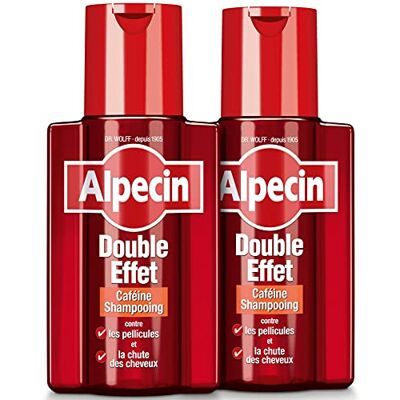 Alpecin Cafeïne shampoo met dubbele werking Anti-haaruitval en anti-roos shampoo Alpecin Cafeïne shampoo met dubbele werking Anti-haaruitval en anti-roos shampoo