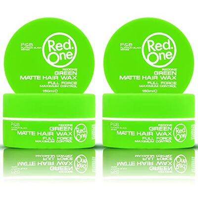 Redone Set van 2 potjes matte groene haarwas, 150 ml, ultra grip, voor mannen en vrouwen, kokosnootgeur, maximale controle Redone Set van 2 potjes matte groene haarwas, 150 ml, ultra grip, voor mannen en vrouwen, kokosnootgeur, maximale controle