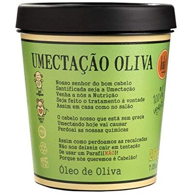 Lola Cosmetics UMECTAÇÃO Olive-MASQUE 200G, uniek, standaard Lola Cosmetics UMECTAÇÃO Olive-MASQUE 200G, uniek, standaard