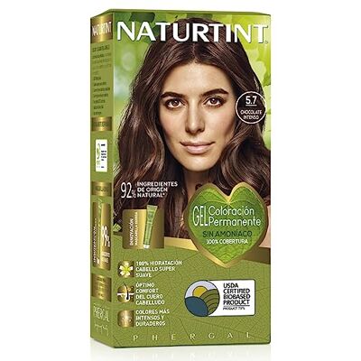Naturtint Biobased, Ammoniakvrije kleuring, 7G goudblond, 100% dekking van wit haar, plantaardige ingrediënten, natuurlijke en langdurige kleur, 170 ml Naturtint Biobased, Ammoniakvrije kleuring, 7G goudblond, 100% dekking van wit haar, plantaardige ingrediënten, natuurlijke en langdurige kleur, 170 ml