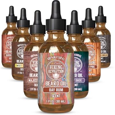 Viking Bay Rum Baardolie voor mannen – natuurlijke wasverzachter en conditioner met argan- en jojoba-oliën ter versterking en hydratatie Viking Bay Rum Baardolie voor mannen – natuurlijke wasverzachter en conditioner met argan- en jojoba-oliën ter versterking en hydratatie