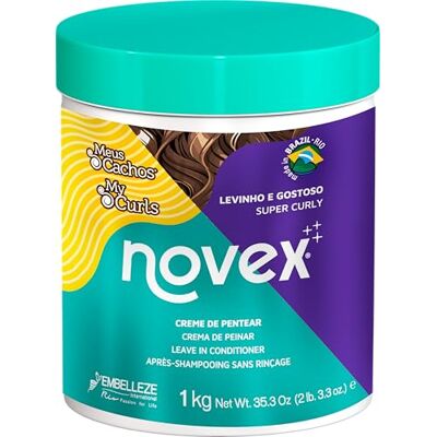 Novex Haircare My Curls Super Curly Leave In Conditioner, diepe leave in conditioner, 1 kg Novex Haircare My Curls Super Curly Leave In Conditioner, diepe leave in conditioner, 1 kg