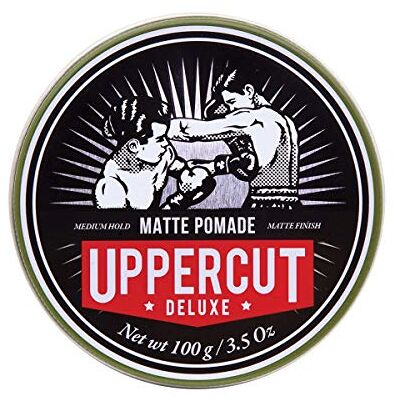 UPPERCUT DELUXE Matte Pomade Hair Styling Product Voor Mannen Met Een Medium Hold, No Shine Water Based Matte Hair Styling Product Gemakkelijk Wassen Out, Geen Residue 100 g UPPERCUT DELUXE Matte Pomade Hair Styling Product Voor Mannen Met Een Medium Hold, No Shine Water Based Matte Hair Styling Product Gemakkelijk Wassen Out, Geen Residue 100 g