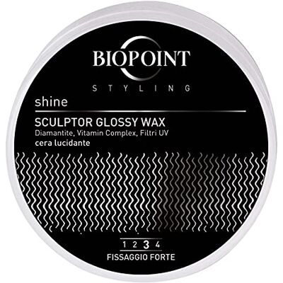 BIOPOINT Styling Sculptor Glossy Wax, haarwas met sterke fixatie zonder resten, hydraterende en verhelderende werking, definieert en modelleert de enkel, 100 ml BIOPOINT Styling Sculptor Glossy Wax, haarwas met sterke fixatie zonder resten, hydraterende en verhelderende werking, definieert en modelleert de enkel, 100 ml