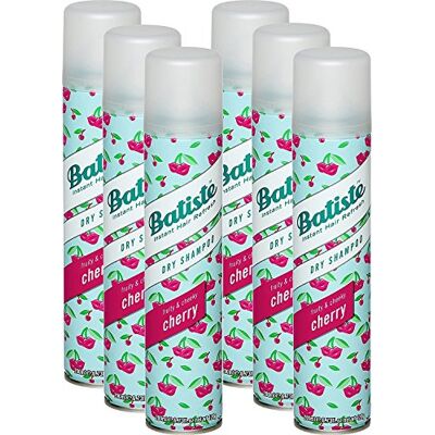 Batiste Instant Hair Verfrist Droogshampoo – fruitig & Cheeky Cherry – voor alle haartypes – 6 stuks (6 x 200 ml) Batiste Instant Hair Verfrist Droogshampoo – fruitig & Cheeky Cherry – voor alle haartypes – 6 stuks (6 x 200 ml)
