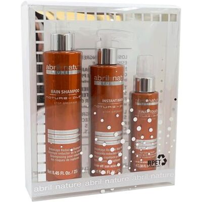 abril et nature Herstellende haarverzorgingsset Nature Plex, STOP Cassures Shampoo, masker en serum voor zeer beschadigd of beschadigd haar Voorkomt, beschermt en herstelt 550 ml abril et nature Herstellende haarverzorgingsset Nature Plex, STOP Cassures Shampoo, masker en serum voor zeer beschadigd of beschadigd haar Voorkomt, beschermt en herstelt 550 ml