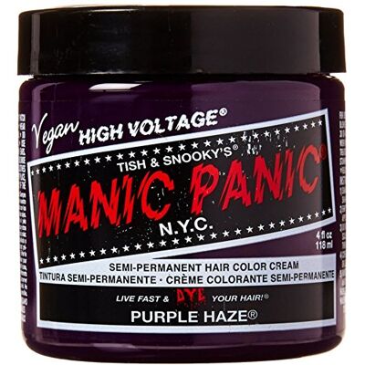 Manic Panic HCR 11024 Purrple Haze Permanente Haarverf, 118 ml Manic Panic HCR 11024 Purrple Haze Permanente Haarverf, 118 ml