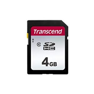 Transcend 4Gb Premium 300S Sdhc Class 10 Flash-geheugen, Silver 300S, 4GB kaart