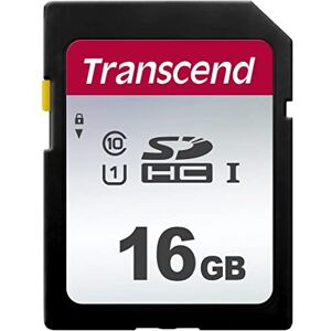 Transcend 16 GB SDXC/SDHC 300S SD-kaart – 16 GB – eenvoudig te openen verpakking TS16GSDC300S-E