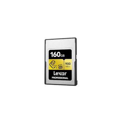 Lexar LCAGOLD160G-RNENG CFexpress type A Gold Series professionele geheugenkaart 160 GB, tot 900 MB/s afspelen, 8K video in bioscoopkwaliteit, VPG 400 Lexar LCAGOLD160G-RNENG CFexpress type A Gold Series professionele geheugenkaart 160 GB, tot 900 MB/s afspelen, 8K video in bioscoopkwaliteit, VPG 400