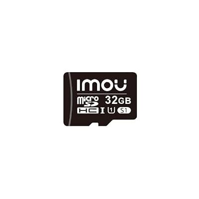 Imou Micro SDHC-kaart, 32 GB, leessnelheid tot 95 MB/s, SD-adapter voor smartphone, tablet, actiecamera, drone en laptop, bewakingscamera Imou Micro SDHC-kaart, 32 GB, leessnelheid tot 95 MB/s, SD-adapter voor smartphone, tablet, actiecamera, drone en laptop, bewakingscamera