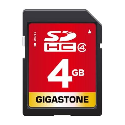 Gigastone SDHC-geheugenkaart, 4 GB, premium serie, hoge snelheid, compatibel met foto's, video's, muziek, spraakbestanden, camcorder, camera, pc, klasse 4, met 1 mini-hoes Gigastone SDHC-geheugenkaart, 4 GB, premium serie, hoge snelheid, compatibel met foto's, video's, muziek, spraakbestanden, camcorder, camera, pc, klasse 4, met 1 mini-hoes