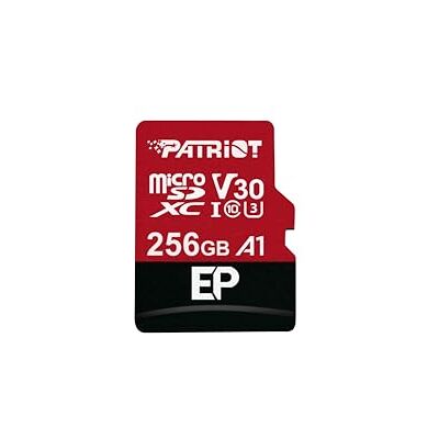 Patriot Memory Patriot 256 GB A1 Micro SD-kaart voor Android-telefoons en tablets, 4K video-opname PEF256GEP31MCX Patriot Memory Patriot 256 GB A1 Micro SD-kaart voor Android-telefoons en tablets, 4K video-opname PEF256GEP31MCX