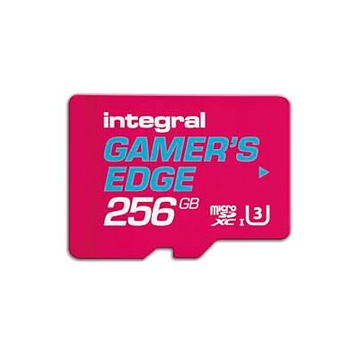 Integral Gamer's Edge 256 GB micro-SD-geheugenkaart voor Nintendo Switch – snel opladen en opslaan van games, game-opslag, DLC en gegevensback-up, snelle geheugenkaart gemaakt Integral Gamer's Edge 256 GB micro-SD-geheugenkaart voor Nintendo Switch – snel opladen en opslaan van games, game-opslag, DLC en gegevensback-up, snelle geheugenkaart gemaakt