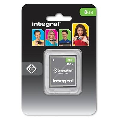 Integral CompactFlash 8 GB geheugenkaart voor DSLR-digitale camera's Integral CompactFlash 8 GB geheugenkaart voor DSLR-digitale camera's