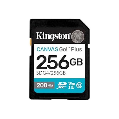 Kingston Canvas Go Plus SDXC Gen4 geheugenkaart 200MB/s C10 UHS-I U3 V30 256GB SDG4/256GB Kingston Canvas Go Plus SDXC Gen4 geheugenkaart 200MB/s C10 UHS-I U3 V30 256GB SDG4/256GB