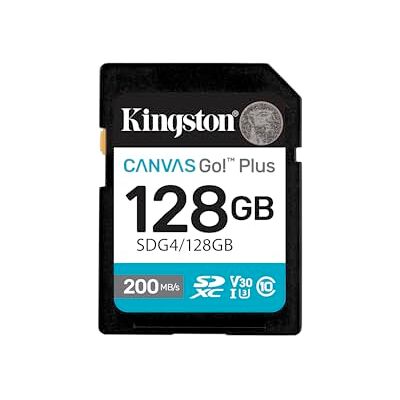 Kingston Canvas Go Plus SDXC Gen4 geheugenkaart 200MB/s C10 UHS-I U3 V30 128GB SDG4/128GB Kingston Canvas Go Plus SDXC Gen4 geheugenkaart 200MB/s C10 UHS-I U3 V30 128GB SDG4/128GB