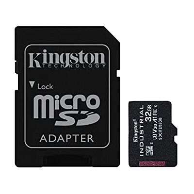 Kingston Industriële microSD 32 GB microSDHC Industrial C10 A1 pSLC kaart + SD-adapter SDCIT2/32 GB Kingston Industriële microSD 32 GB microSDHC Industrial C10 A1 pSLC kaart + SD-adapter SDCIT2/32 GB