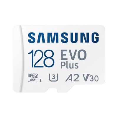 Samsung EVO Plus 2024 microSD-geheugenkaart met SD-adapter 128 GB Samsung EVO Plus 2024 microSD-geheugenkaart met SD-adapter 128 GB