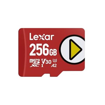 Lexar 256 GB micro-SD-kaart, microSDXC UHS-I-kaart, tot 205 MB/s lezen, 140 MB/s schrijven, klasse 10, U3, V30, A2, 4K video, high-speed geheugenkaart voor switch/gaming-apparaten Lexar 256 GB micro-SD-kaart, microSDXC UHS-I-kaart, tot 205 MB/s lezen, 140 MB/s schrijven, klasse 10, U3, V30, A2, 4K video, high-speed geheugenkaart voor switch/gaming-apparaten