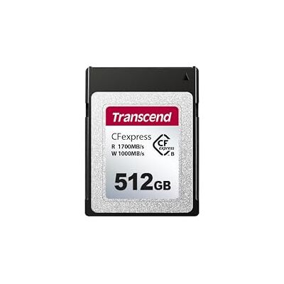 Transcend Geheugenkaart 512 GB CFexpress 820 type B – TS512GCFE820 Transcend Geheugenkaart 512 GB CFexpress 820 type B – TS512GCFE820