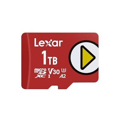 Lexar 1 TB micro-SD-kaart, microSDXC UHS-I-kaart, tot 205 MB/s lezen, 140 MB/s schrijven, klasse 10, U3, V30, A2, 4K video, high-speed geheugenkaart voor switch/gaming-apparaten Lexar 1 TB micro-SD-kaart, microSDXC UHS-I-kaart, tot 205 MB/s lezen, 140 MB/s schrijven, klasse 10, U3, V30, A2, 4K video, high-speed geheugenkaart voor switch/gaming-apparaten