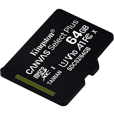 Kingston Technology Canvas Select Plus SD-kaart SDCS2/64GBSP klasse 10 Kingston Technology Canvas Select Plus SD-kaart SDCS2/64GBSP klasse 10