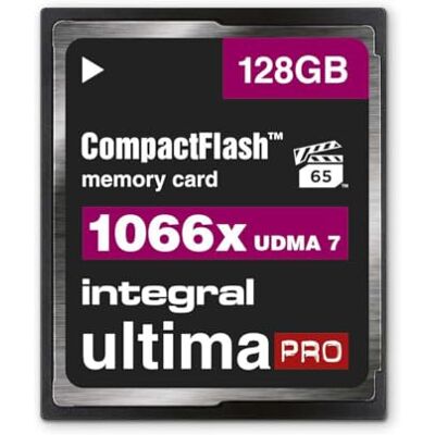 Integral Compacte flashkaart UDMA-7 1066x VPG-65 160 MB/s lezen en 135 MB/s professioneel schrijven Integral Compacte flashkaart UDMA-7 1066x VPG-65 160 MB/s lezen en 135 MB/s professioneel schrijven