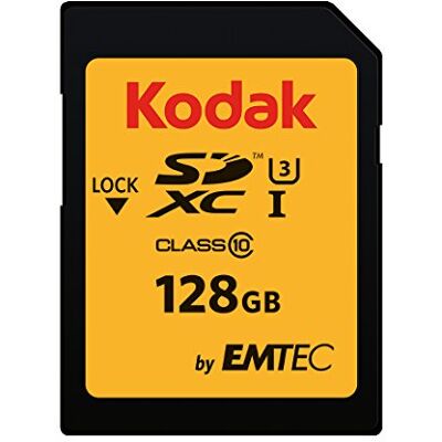 Kodak Emtec EKMSD128GXC10HPRK SDHC (CLASS10) SD-kaart 128 GB Kodak Emtec EKMSD128GXC10HPRK SDHC (CLASS10) SD-kaart 128 GB